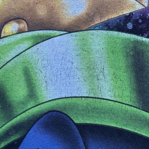 Marvin the Martian x The Hundreds Looney Tunes Space Shirt Men Medium Fits Small - Picture 9 of 12